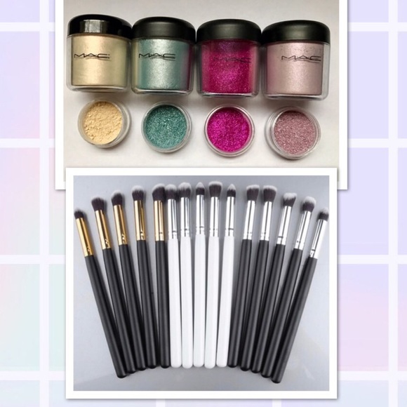 MAC Cosmetics Other - 🔥LAST ONE🔥M•A•C Pigments + Brush Set💎 #34